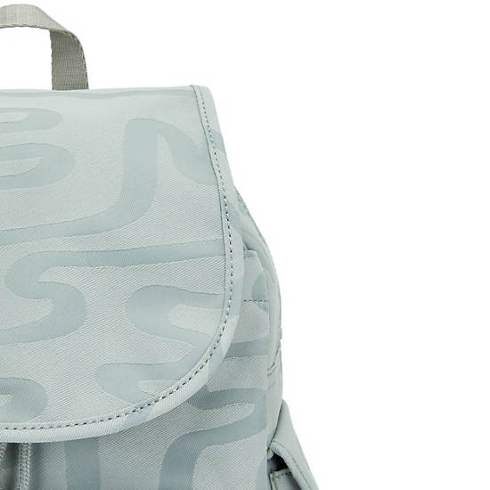 Kipling City Pack Small Classic Printed Hátizsák Türkiz | HU 1504WN